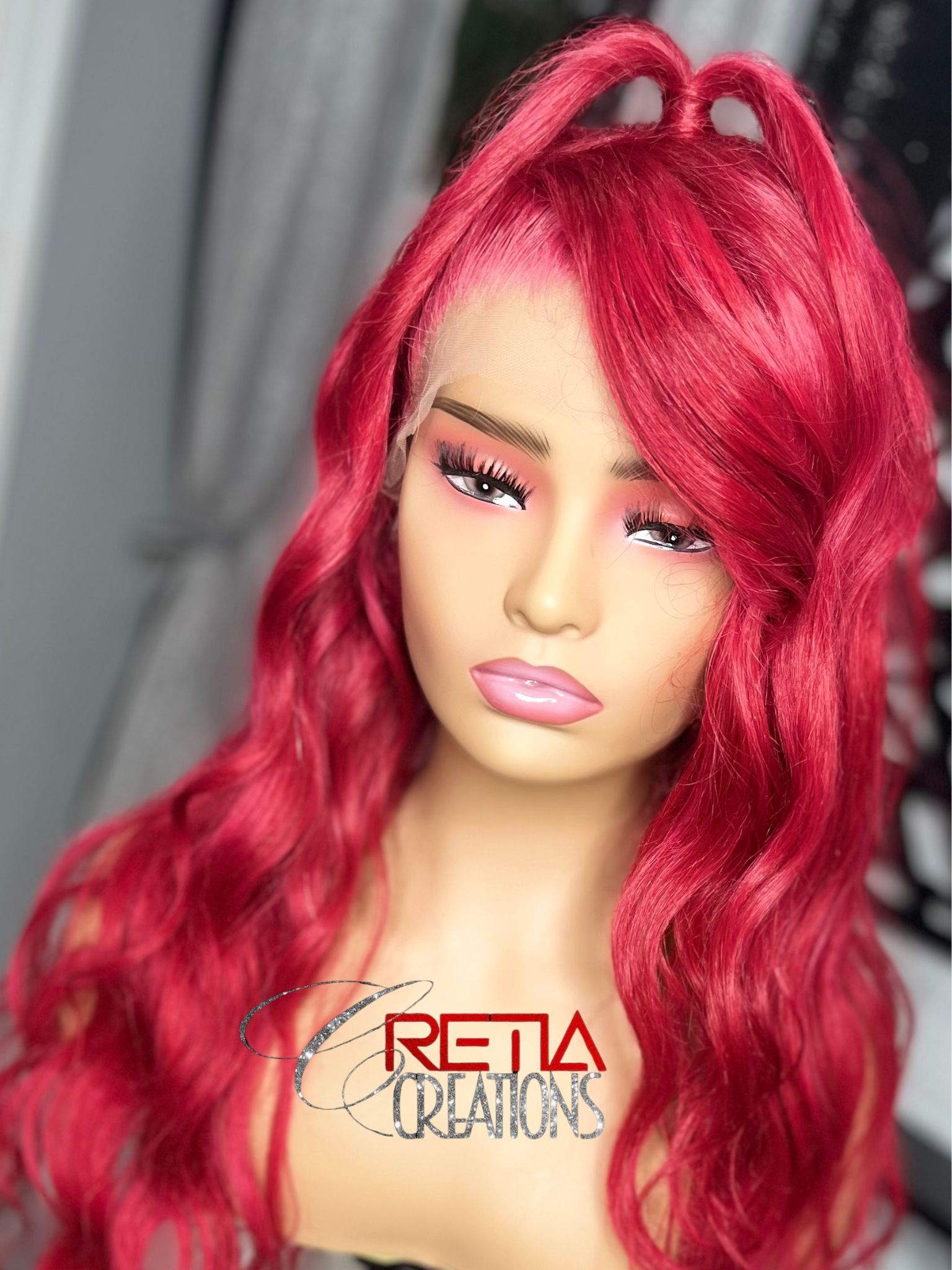 Red Body Wave or Straight HD Lace Wig
