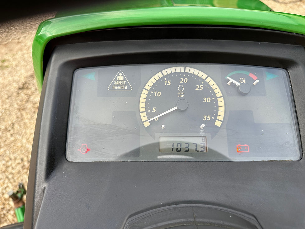 Thumbnail: JOHN DEERE 1026R HST COMPACT TRACTOR WITH 54" MID MOWER
