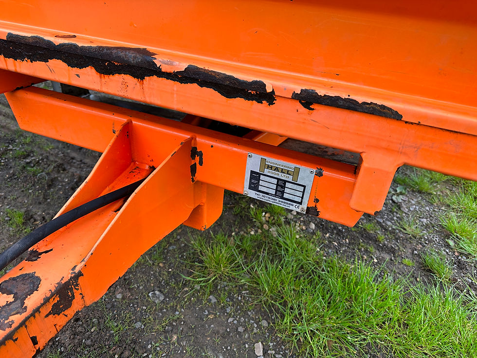 Thumbnail: Compact Tractor Tipping Trailer Hall Engineering