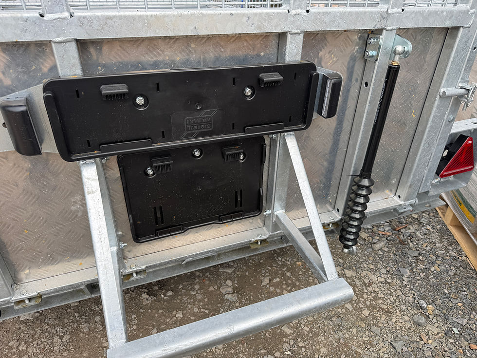 Thumbnail: Meredith And Eyre 8 X 5 Braked 1500kg Caged Side Trailer Tipper Car