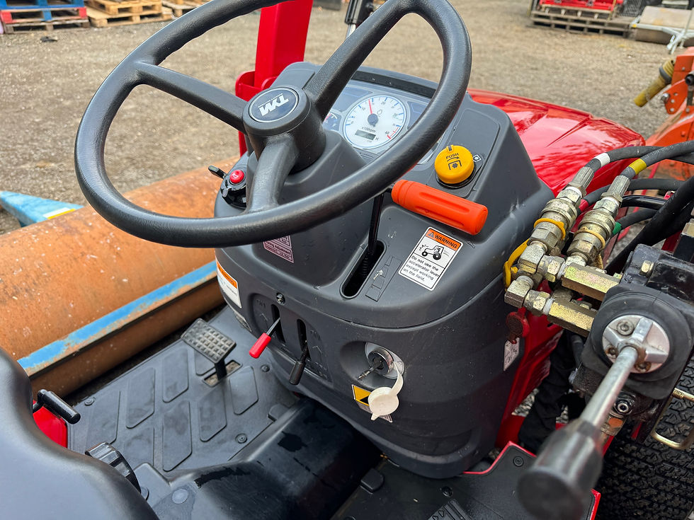 Thumbnail: TYM Loader Compact Tractor Flail Mower Roller