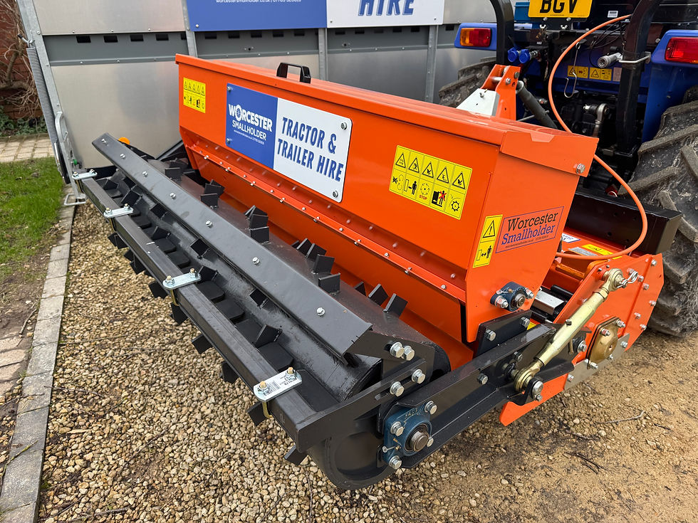 Thumbnail: Stone Burier Seed Drill Hire