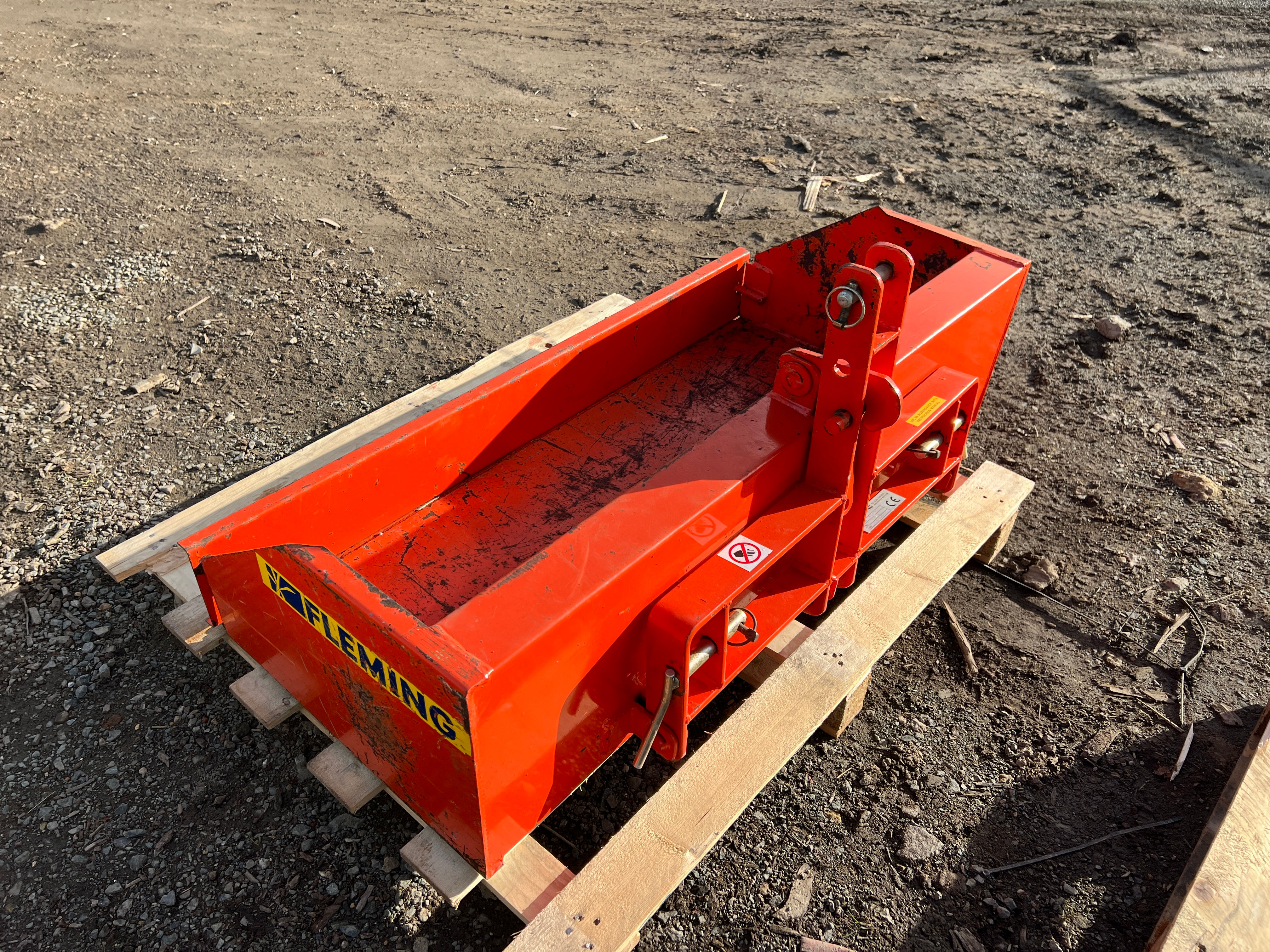 4ft Fleming Transport Box in Kubota Orange