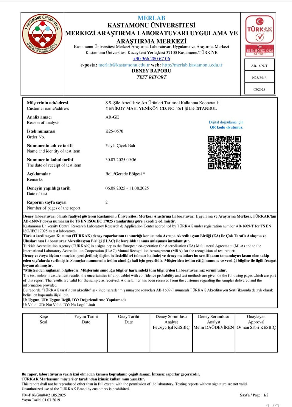 Küçük resim: Yayla Balı (750 gr, 400 gr)
