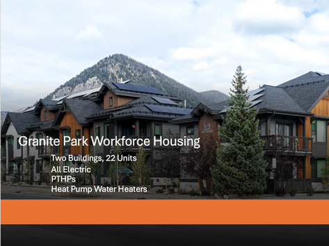 Granite Park Workforce Housing: all-electric units.