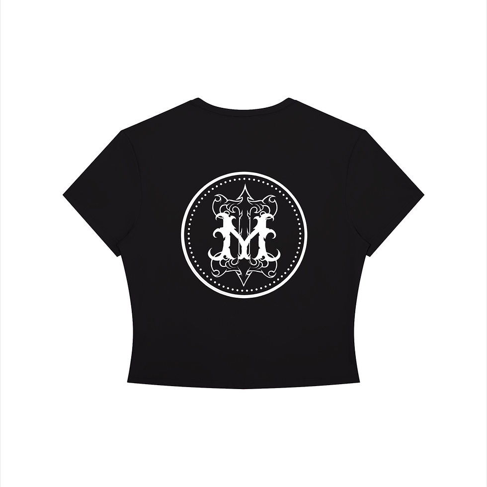 Thumbnail: Women's Crewneck Crop T-Shirt