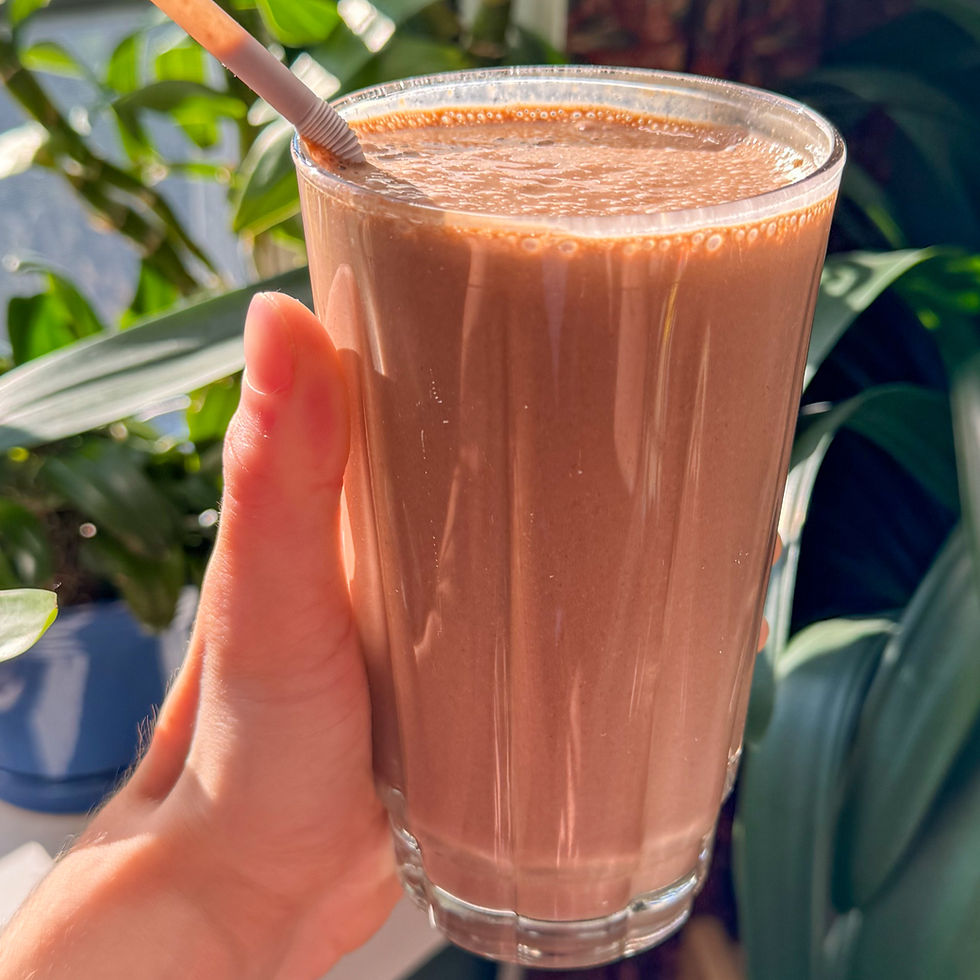 chocolate peanut butter protein shake