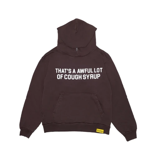 Classic Cough Syrup Hoodie Brown Hype