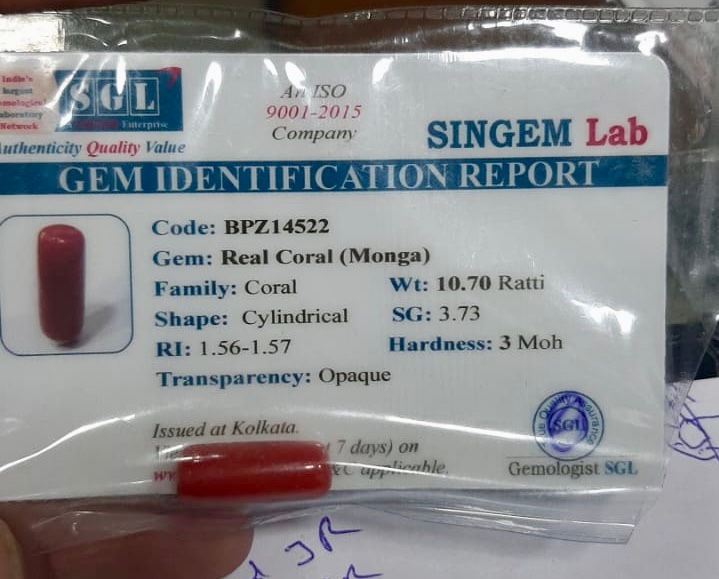 Thumbnail: Red Coral(All sizes available, Rs. 4000 per ratti onwards)