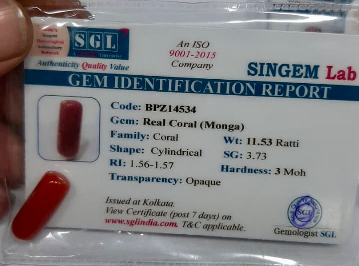 Thumbnail: Red Coral(All sizes available, Rs. 4000 per ratti onwards)