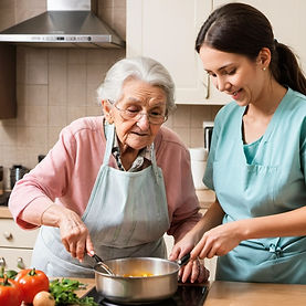 tendercare home help providers senior care aides cooking