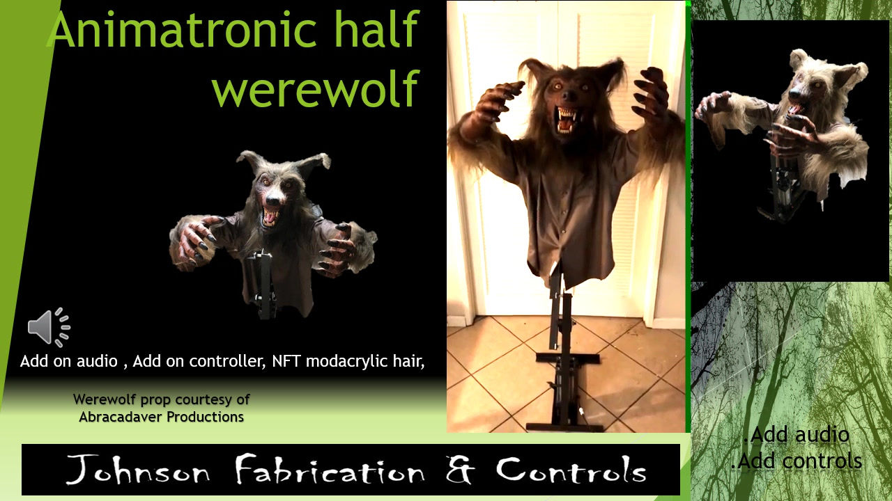 Animatronic deluxe werewolf hopper 