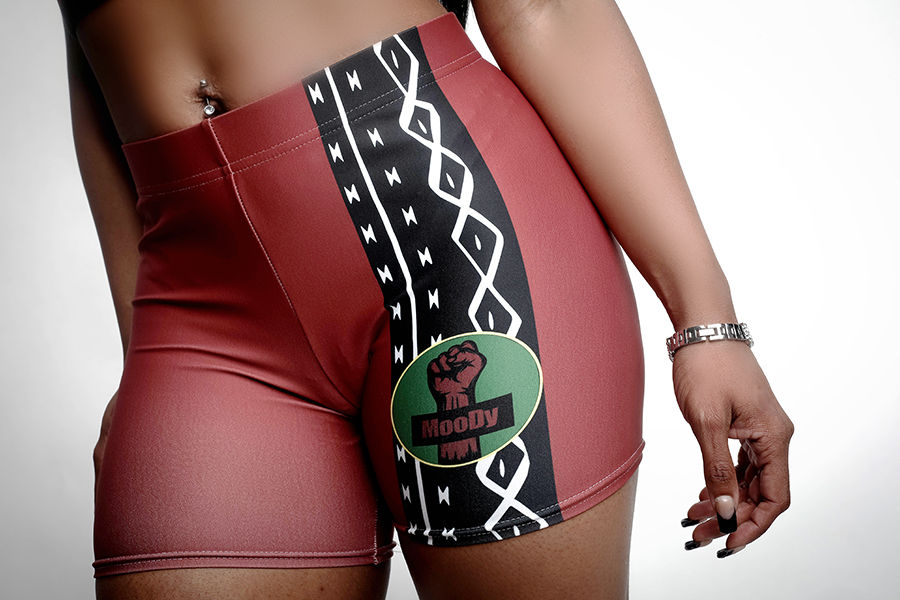 MooDy Adinkra Shorts RED