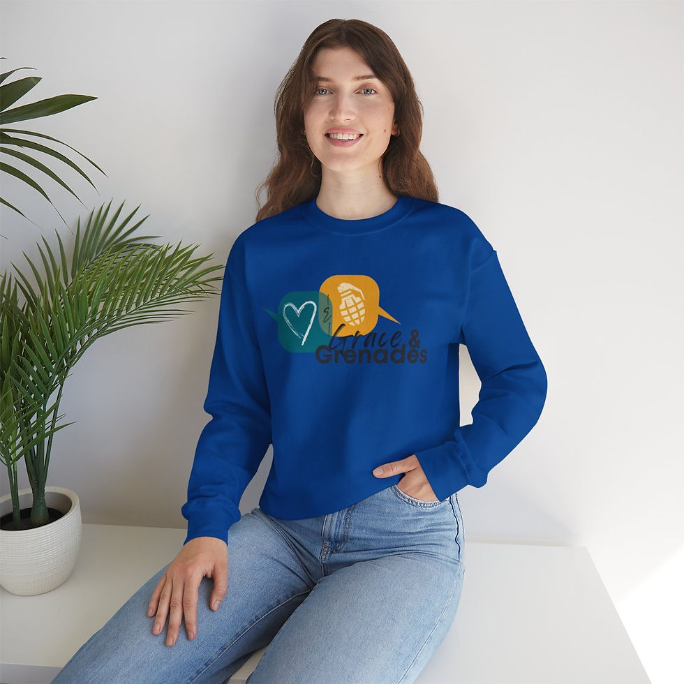 Thumbnail: Grace and Grenades Unisex Heavy Blend™ Crewneck Sweatshirt