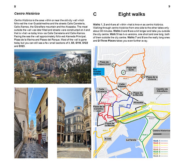 Málaga guide book