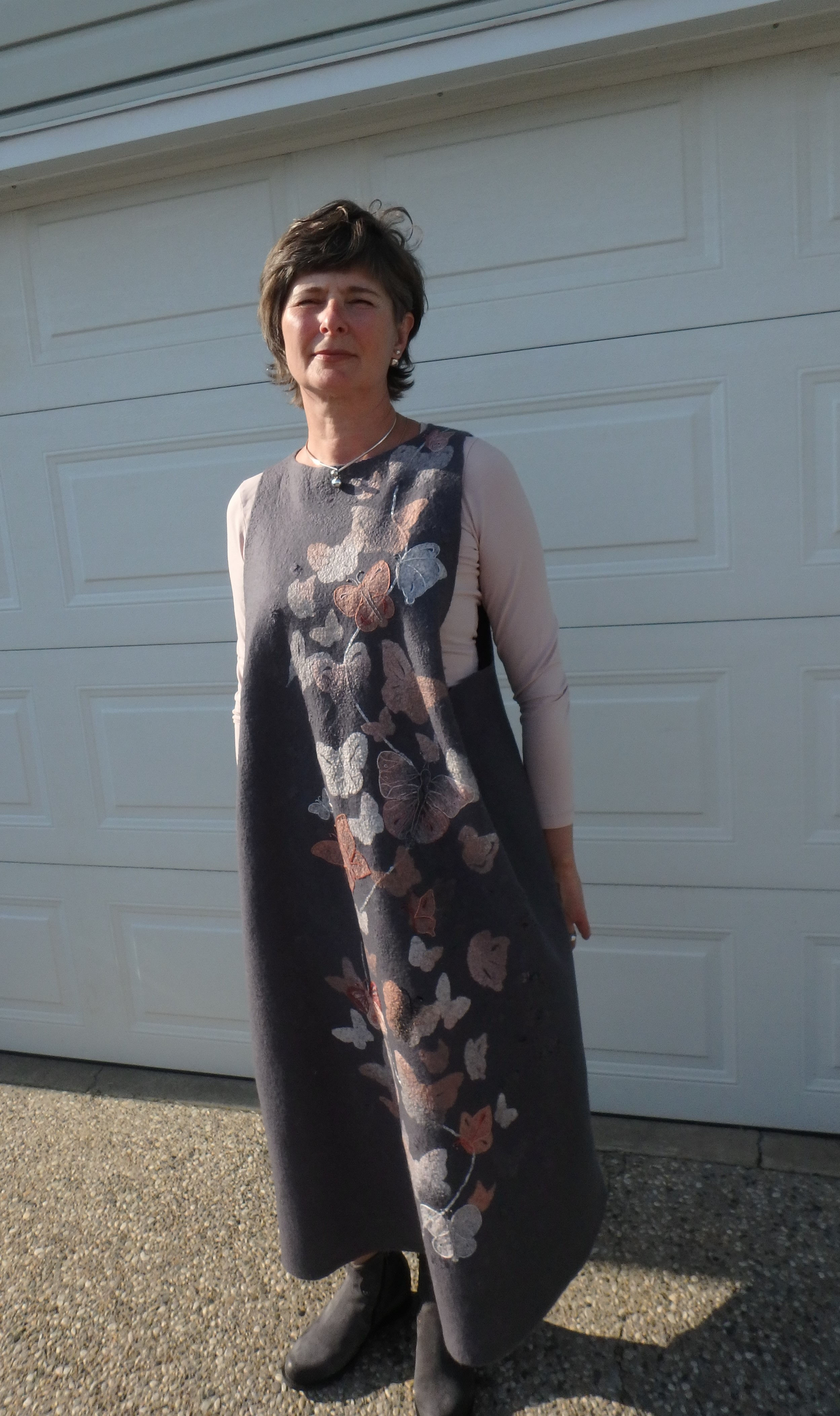 Handmade felted sundress