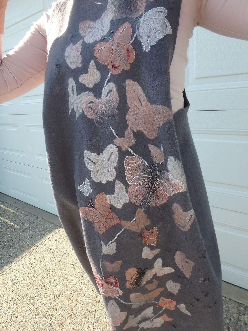 Miniaturbild: Handmade felted sundress