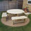 Thumbnail: 8-Seater Round Garden Table Set
