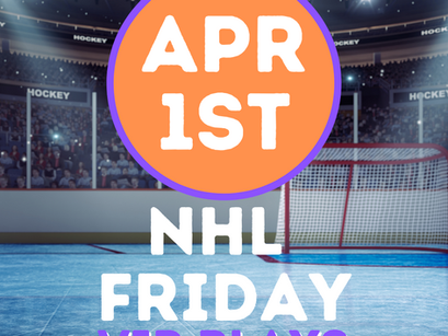 NHL Picks Friday 4/1