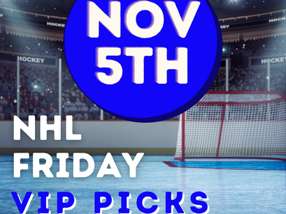 NHL VIP Picks 11/5