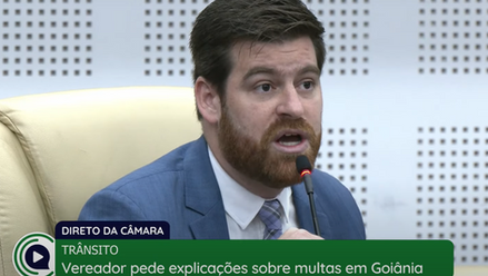 Sanches da Federal requer informações sobre multas de trânsito.