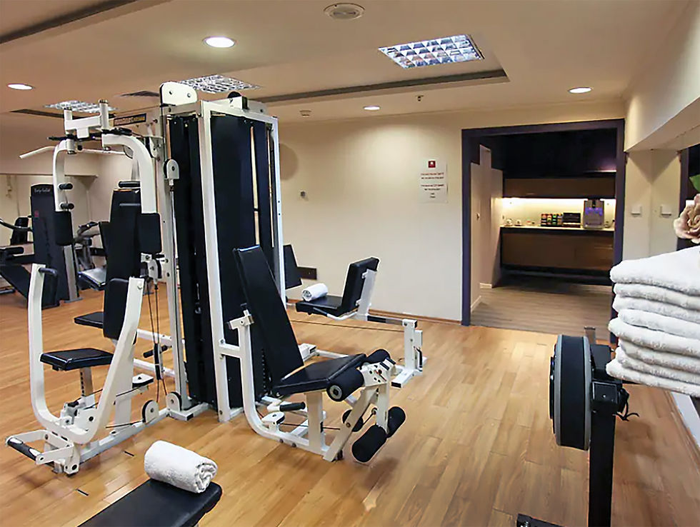 The gym at Leonardo Plaza