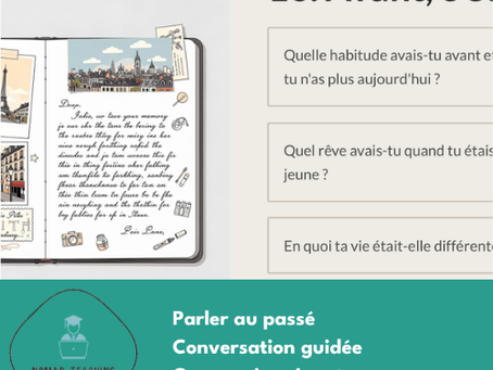 sujets de conversation fle pour réviser l'imparfait
