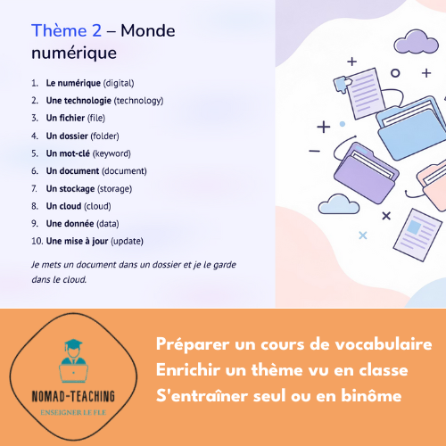 vocabulaire jeux vidéo et numérique fle pdf