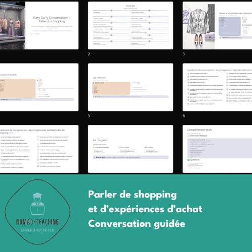 👗 Faire du shopping en français – FLE