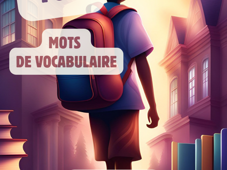 Découvrez 100 mots de vocabulaire sur l'école pour la rentrée scolaire en français !