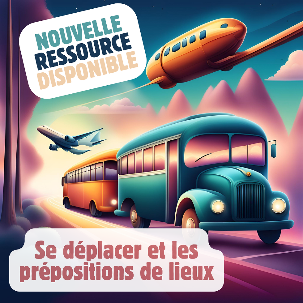 Enseigner les déplacements et les prépositions en français (FLE débutant - Séance 10)