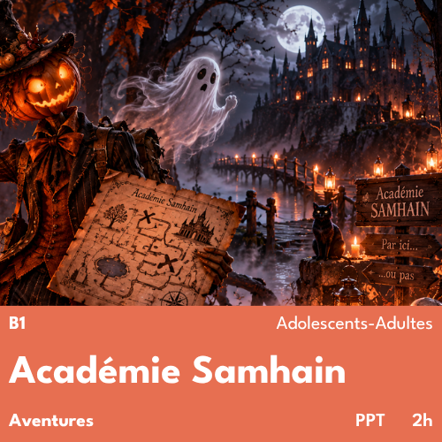 🎃 Réviser le niveau B1 à l'Académie Samhain – FLE