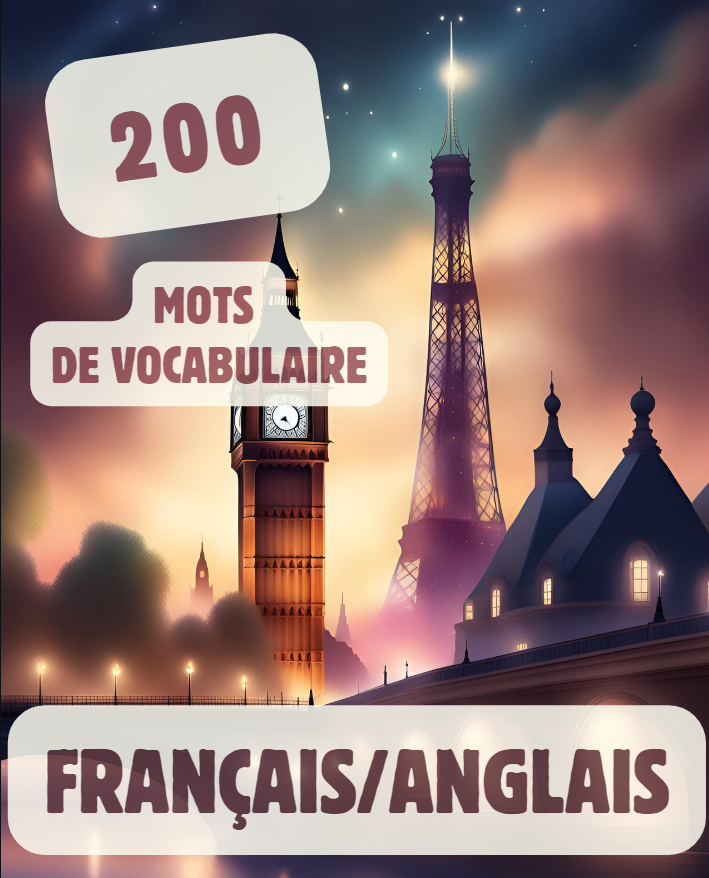 200 mots anglais français transparents