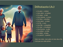 100 mots de vocabulaire sur la famille en français : le guide indispensable (PDF gratuit)