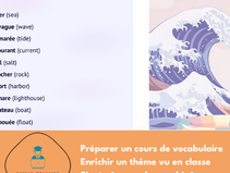 pdf vocabulaire plage