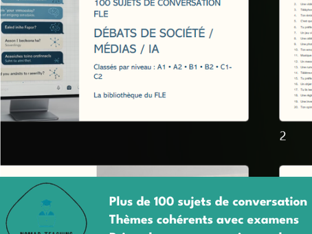 médias et ia 100 sujets de conversation fle