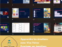 Apprendre à exprimer ses émotions en FLE avec Vice-Versa (cours pour enfants A1)