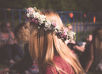 彼女の髪の花