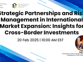 Mr. Sebright Chen Delivers Key Insights on Strategic Partnerships and Risk Management in Global Market Expansion