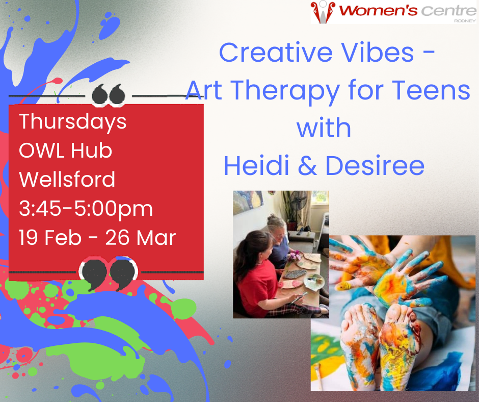 Creative Vibes for Teens  (Intro to Art Therapy) Wellsford 