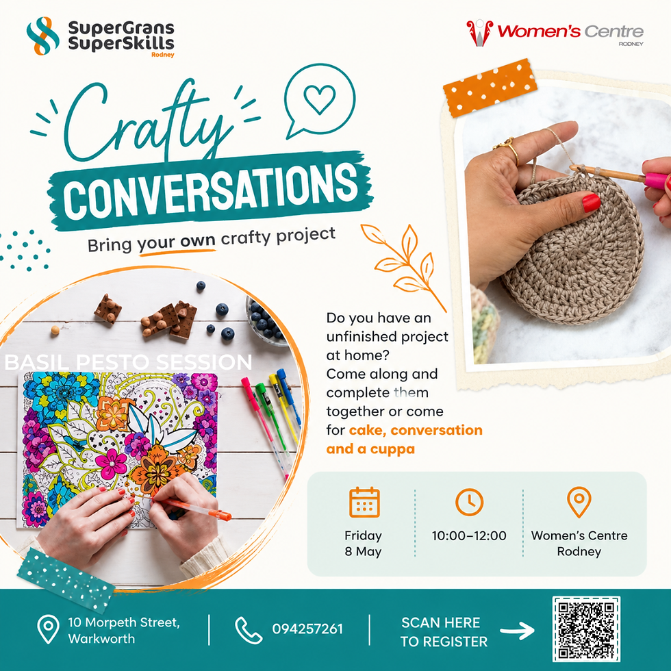 Crafty Conversations- bring your crafty project