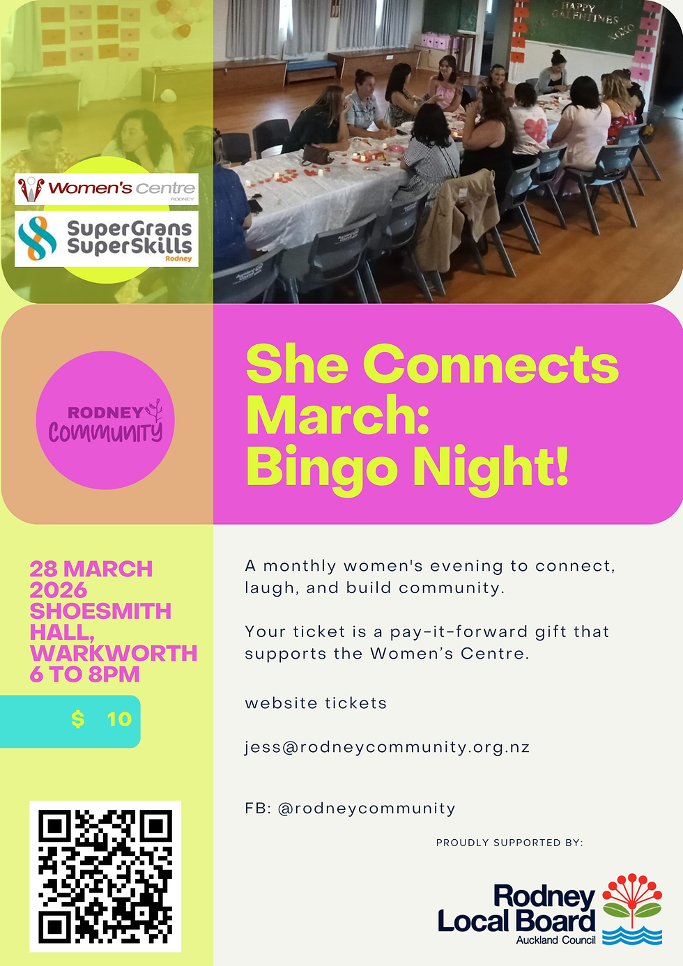 She Connects - March: Bingo Night!