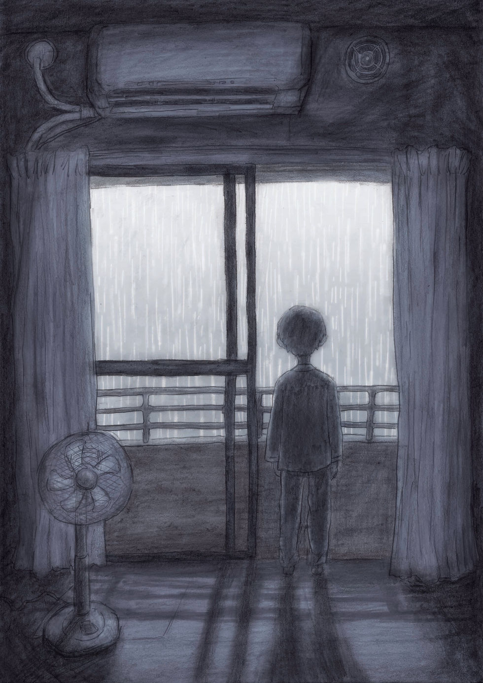 大雨の日