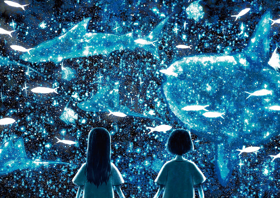 宇宙でみた魚