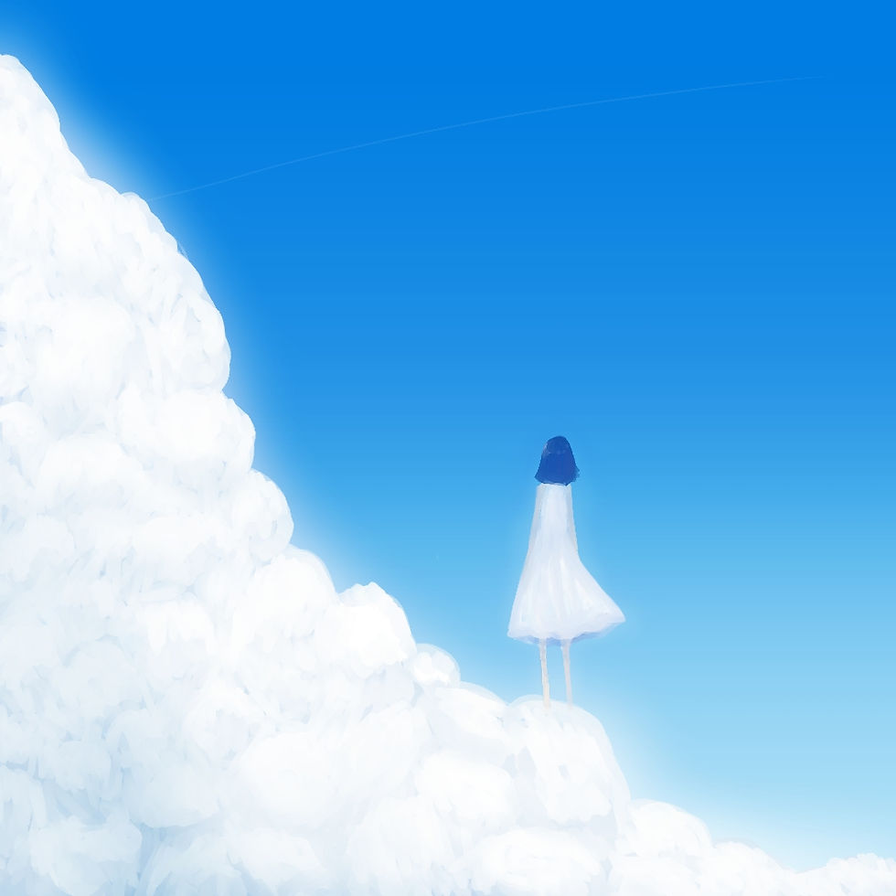 くもにのる
