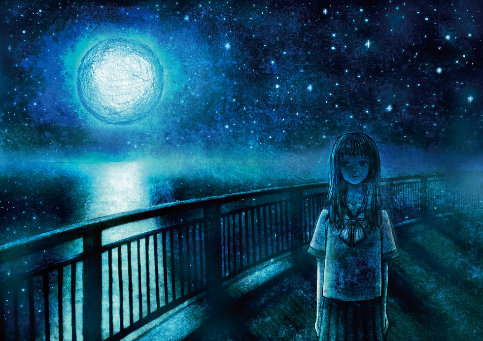 君と月