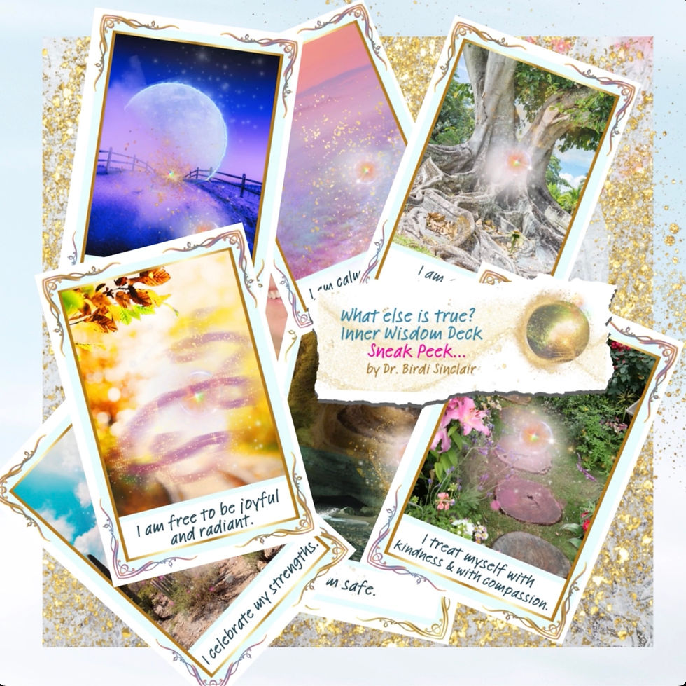 Sneek Peek of What Else is True Inner Guidance Deck by Birdi Sinclair