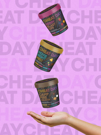 Detailed food packaging mockup featuring realistic textures and lighting to present branding and product design professionally.