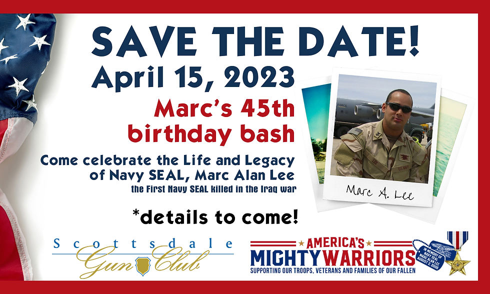 Marc Alan Lee, Navy SEAL birthday bash 2023