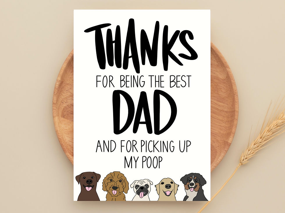Thumbnail: Thanks for Being the Best Dad and Picking Up My Poop Card